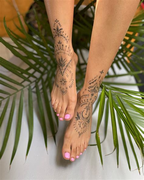 foot tattoos for women